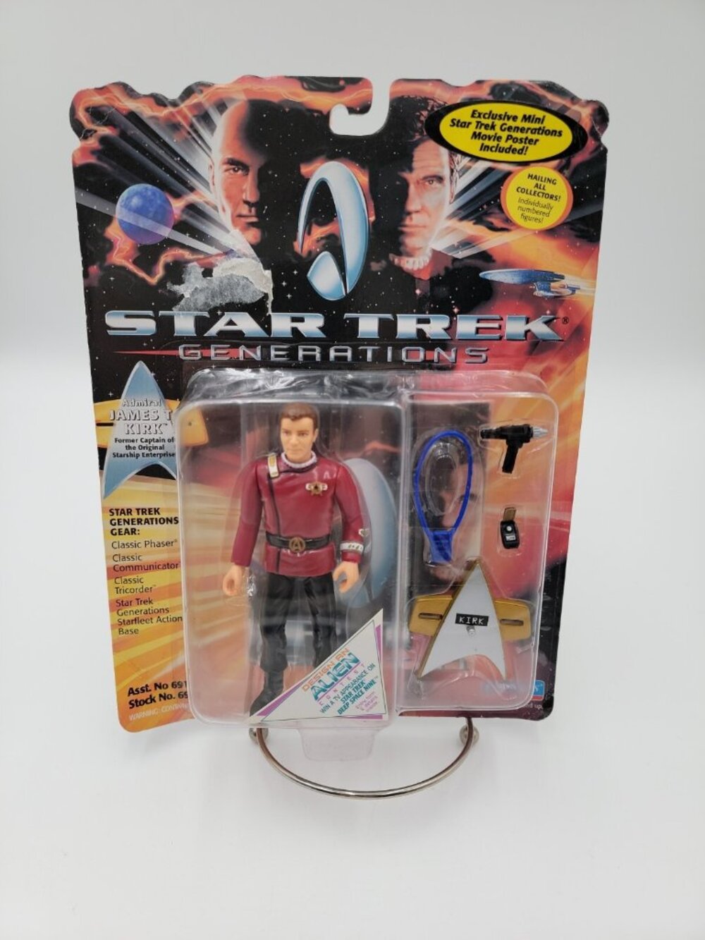 Vintage 1994 Star Trek Generations Dr Beverly Crusher Figure Playmates MOC